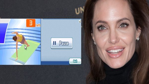 Angelina Jolie Lets Pilates