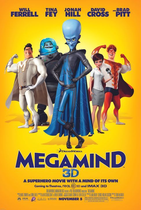 MEGAMIND - Plakat - Bildquelle: MEGAMIND TM & © 2012 DreamWorks Animation LLC. All Rights Reserved.
