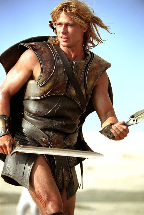 Seine Feinde fürchten ihn bereits, wenn sie seinem Namen hören: Halbgott Achilles (Brad Pitt) ... - Bildquelle: Warner Brothers International Television