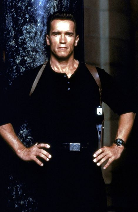 Federal Marshal John Kruger (Arnold Schwarzenegger) muss aussagewilligen Verbrecher im Zeugenschutzprogramm des FBI eine neue Identität verpassen. K... - Bildquelle: Warner Brothers International Television Distribution Inc.