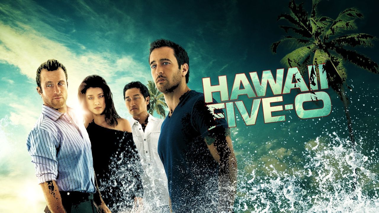 (7. Staffel) - Kämpfen gegen das organisierte Verbrechen auf Hawaii: Steve (Alex O'Loughlin, r.), Danny (Scott Caan, l.), Chin (Daniel Dae Kim, 2.v.... - Bildquelle: 2017 CBS Broadcasting Inc. All Rights Reserved.
