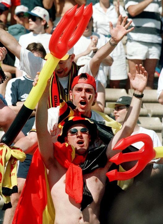 Die besten belgischen Fans - Bildquelle: dpa