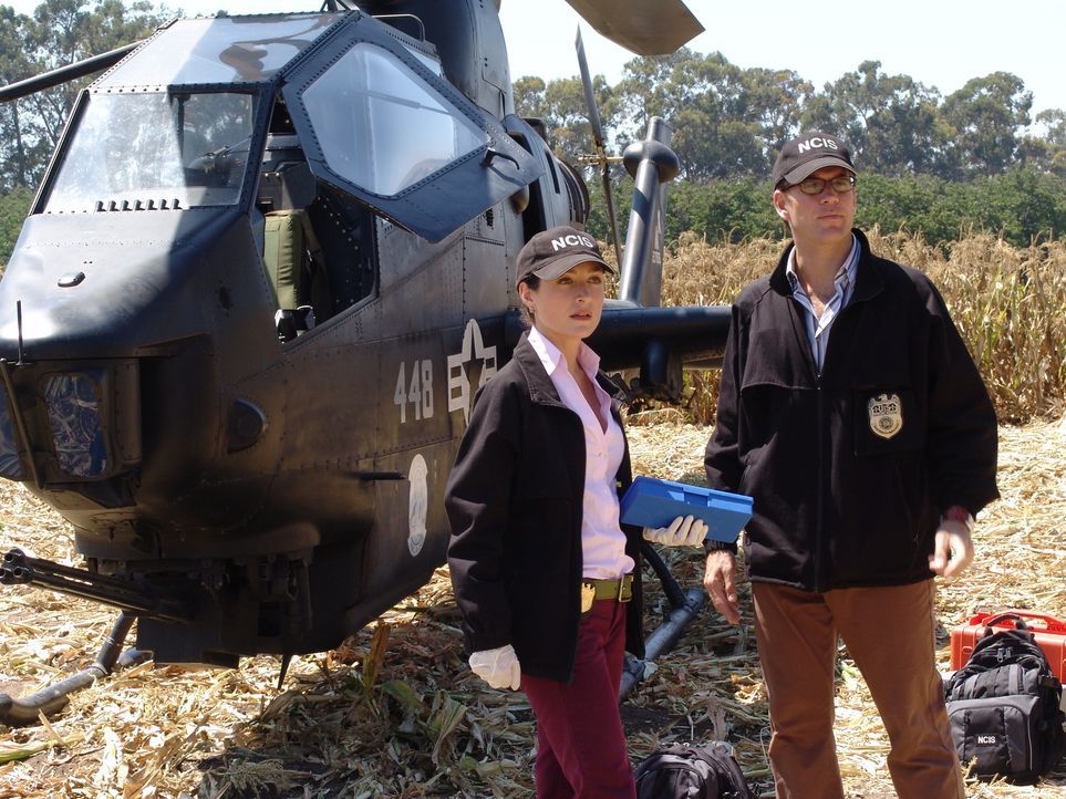 Alienalarm im NCIS: Kate (Sasha Alexander, l.) und Tony (Michael Weatherly, r.) gehen dem nach ... - Bildquelle: CBS Television