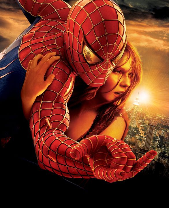 Spider-Man (Tobey Maguire, l.) leidet sehr darunter, dass er, um seine Identität geheim halten zu können, seine Liebe zu Mary Jane (Kirsten Dunst,... - Bildquelle: Sony Pictures Television International. All Rights Reserved.