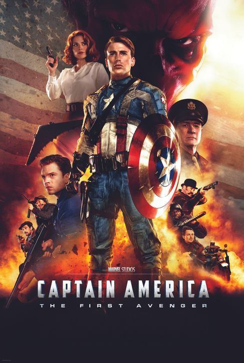 CAPTAIN AMERICA: THE FIRST AVENGER - Plakatmotiv - Bildquelle: TM &   2011 Marvel Entertainment, LLC & subs. All Rights Reserved.