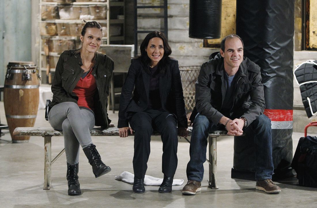 Müssen einen Heckenschützen dingfest machen: John (Michael Kelly, r.), Beth (Janeane Garofalo, M.) und Gina (Beau Garrett, l.) ... - Bildquelle: ABC Studios
