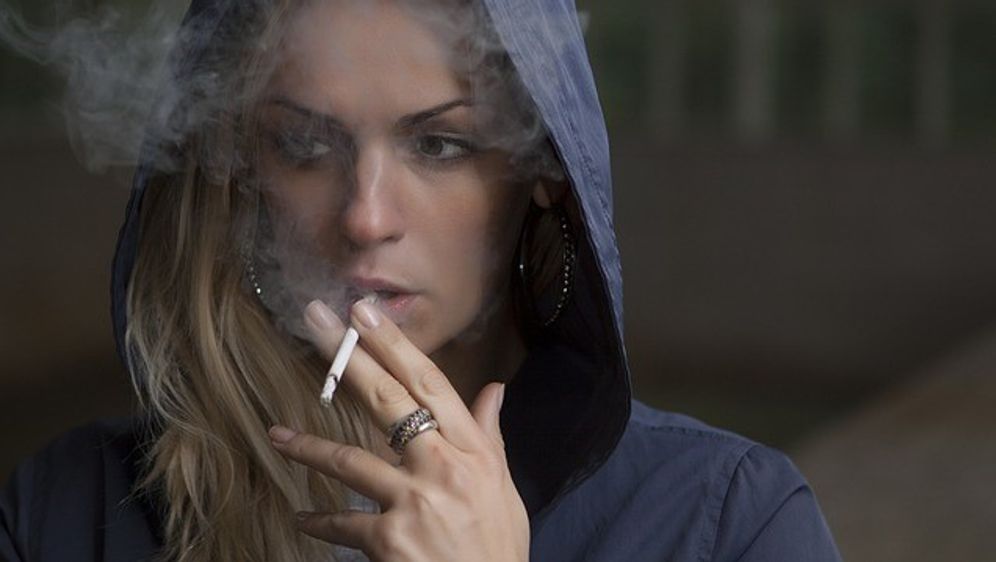 Schädlich nicobuster Zigarettenqualm durch