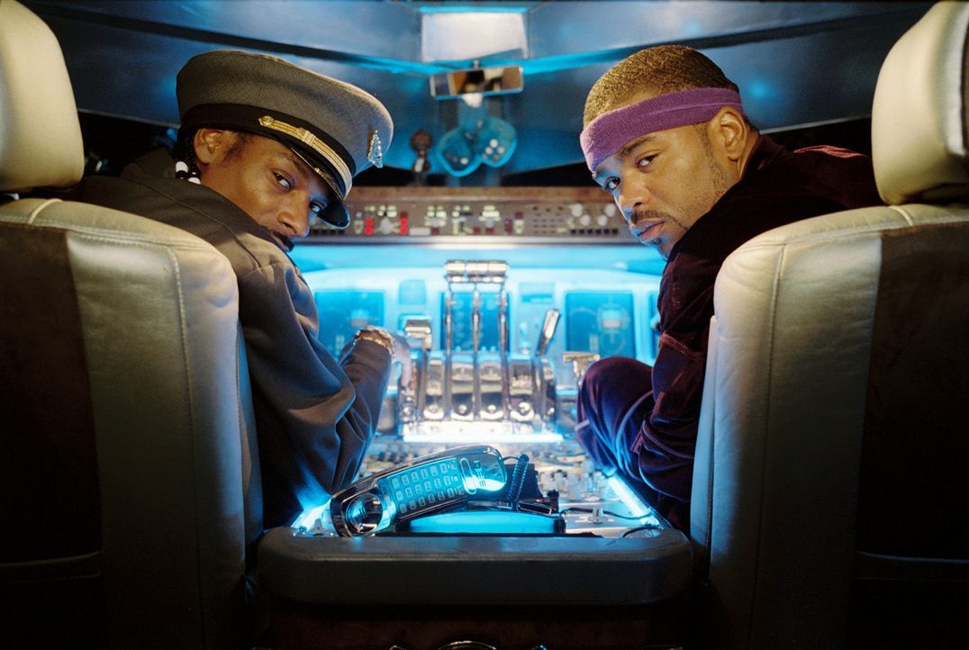 Die Reise kann beginnen: Muggsy (Method Man, r.) und Mack (Snoop Dogg, l.) haben das Cockpit fest im Griff - glauben sie zumindest ...