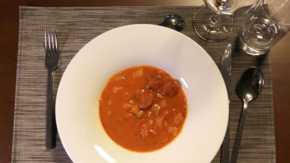 Spanische Kartoffelsuppe