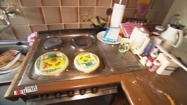 Wohnung dreckige Möbel im