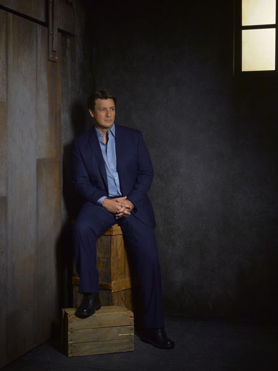 (5. Staffel) - Richard Castle (Nathan Fillion) will auch weiterhin Kate Beckett zur Seite stehen. Auch privat? - Bildquelle: ABC Studios