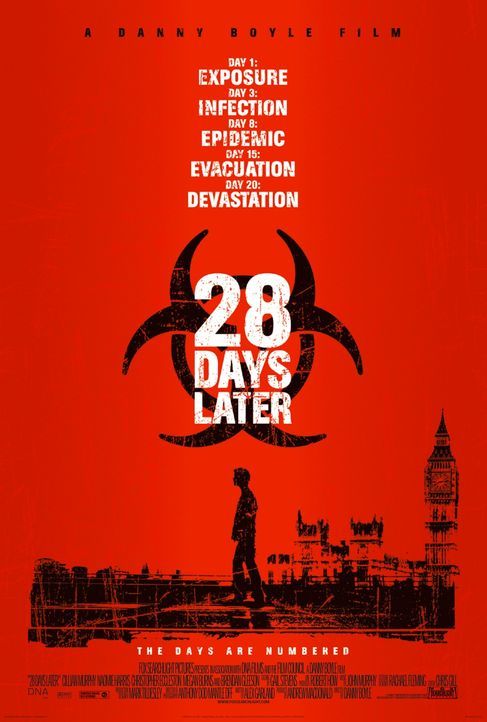 28 Days Later - Plakatmotiv - Bildquelle: 2002 Twentieth Century Fox Film Corporation. All rights reserved.