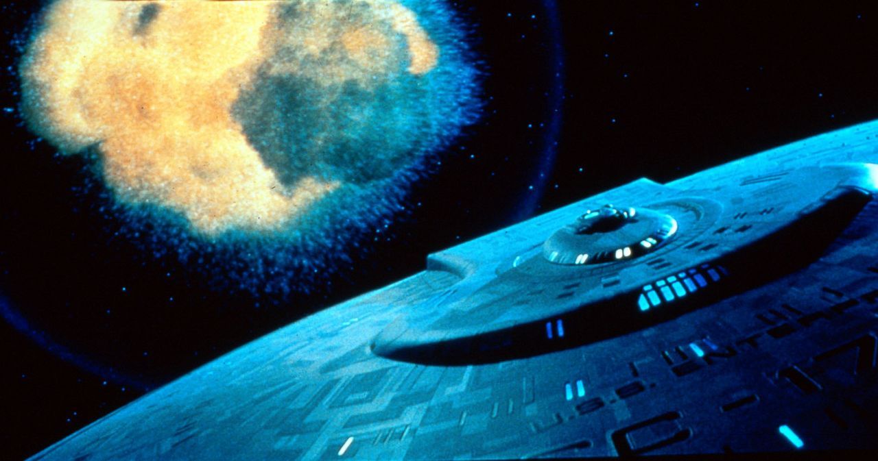 Die Enterprise im Kampf gegen den "Nexus". - Bildquelle: Paramount Pictures