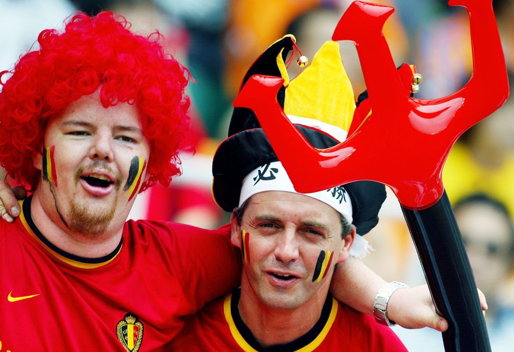 Die besten belgischen Fans - Bildquelle: AFP