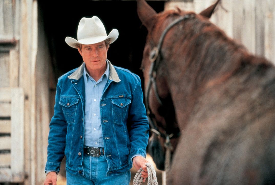 Zurückgezogen lebt der wortkarge Tom Booker (Robert Redford) in Montana, wo er auf einer Farm Pferde heilt ... - Bildquelle: Elliott Marks Touchstone Pictures