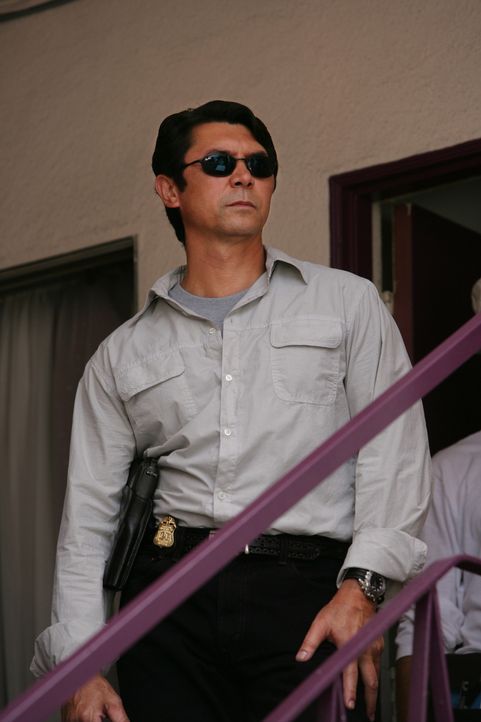 Nachdem Megan von Crystal Hoyle entführt wurde, ist das ganze Team in großer Sorge. Agent Ian Edgerton (Lou Diamond Phillips) hilft Don Megan zu b... - Bildquelle: CBS International Televison