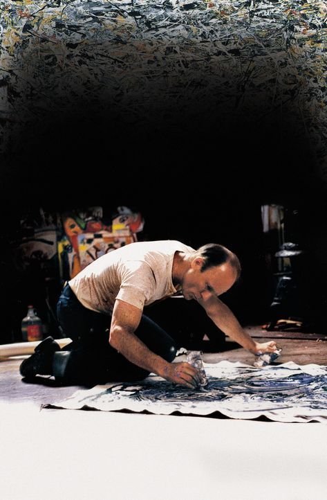 Zwischen Alkoholexzessen, Selbstzweifeln und künstlerischen Erfolgen gefangen: Jackson Pollock (Ed Harris) ... - Bildquelle: 2003 Sony Pictures Television International. All Rights Reserved.