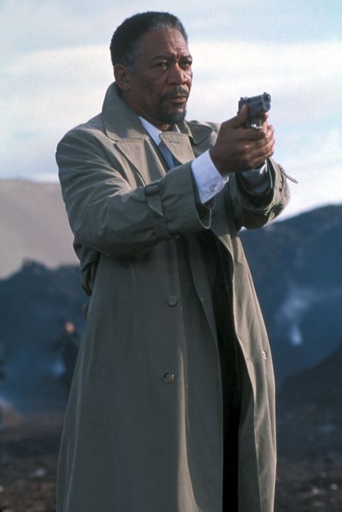 Auf der Jagd nach einem psychopathischen und hochintelligenten Mörder: Cross (Morgan Freeman) ... - Bildquelle: Joseph Lederer 2001 Paramount Pictures
