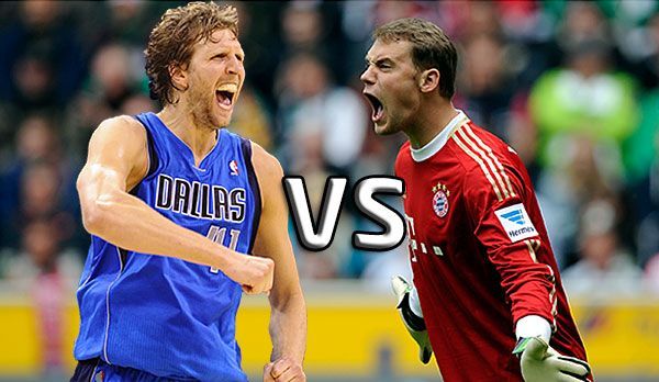 Nowitzki vs Neuer  - Bildquelle: dpa