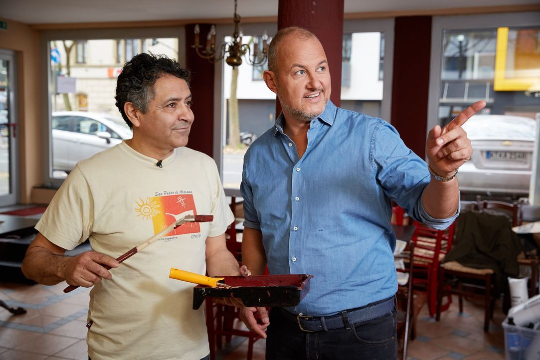 Das chilenische Restaurant "Wulaia" steht kurz vor dem Aus, da Juan Carlos Mauricio Palma (l.) und seine Frau finanziell am Ende sind. Kann Sterneko... - Bildquelle: Guido Engels kabel eins
