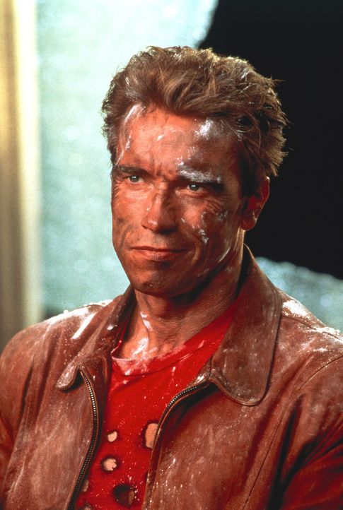 Jack Slater (Arnold Schwarzenegger) ist ein Leinwand Held. In seinen Filmen macht er den Verbrechern das Leben zur Hölle. Doch durch eine magische... - Bildquelle: 1993 Columbia Pictures Industries, Inc. All Rights Reserved.