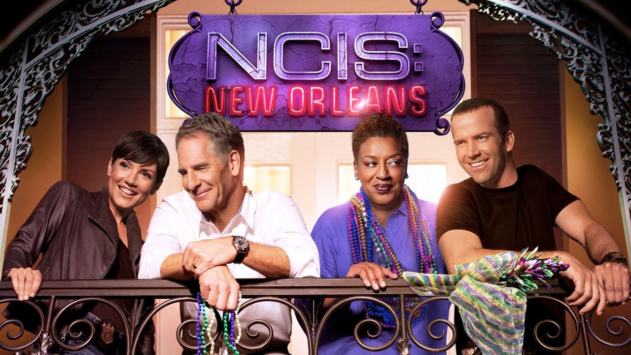 (1. Staffel) - NCIS: New Orleans: Special Agent Pride (Scott Bakula, 2.v.l.), Special Agent Brody (Zoe McLellan, l.), Special Agent Lasalle (Lucas B... - Bildquelle: 2014 CBS Broadcasting Inc. All Rights Reserved.