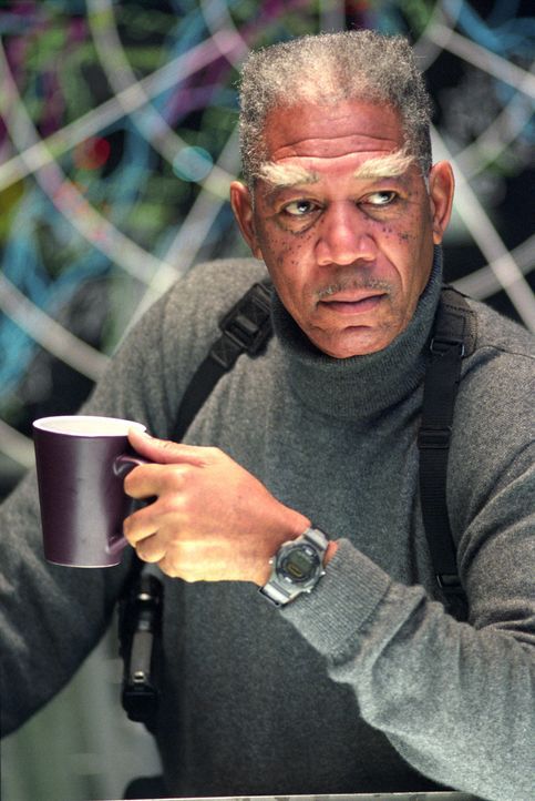 Abraham Curtis (Morgan Freeman) muss auf Alienjagd gehen ... - Bildquelle: Warner Bros.