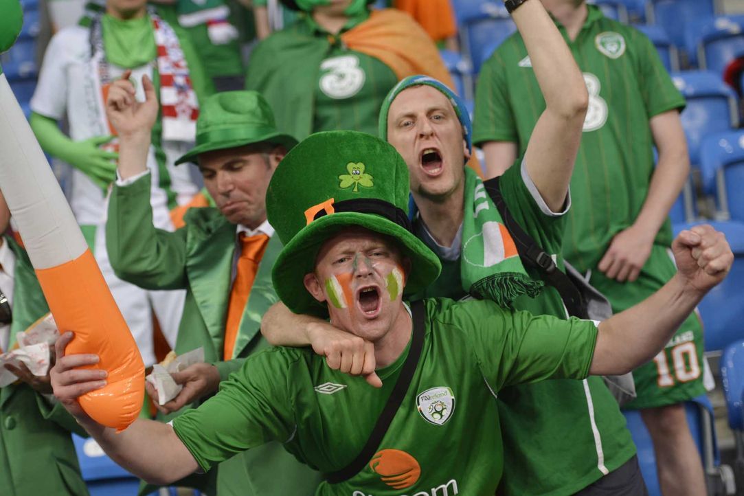 Fußball-Fan-Irland-120610-2-AFP - Bildquelle: AFP