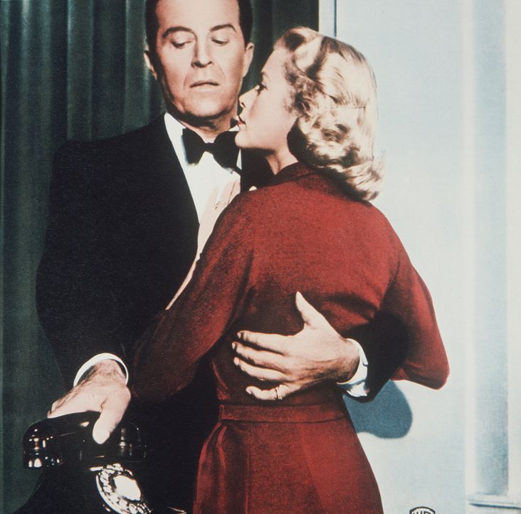 Aus Angst vor einer Scheidung plant Tony (Ray Milland, l.), seine schöne, reiche Frau Margot (Grace Kelly, r.) ermorden zu lassen ... - Bildquelle: Warner Bros.
