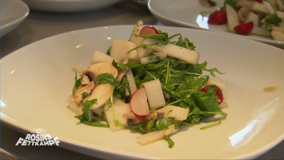 Rucola Salat Mit Rettich Rosins Fettkampf