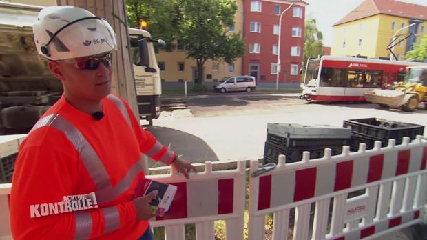 Achtung Kontrolle - Achtung Kontrolle! - Thema U.a.: Baustellenkontrolle In Halle - Extreme Arbeitssicherheitsmängel