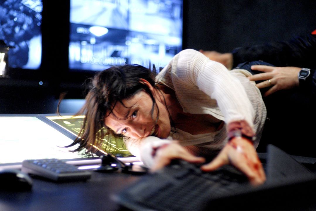 Um die Menschheit zu retten, nimmt Audrey Bennett (Claudia Karvan) den blutigen Kampf gegen die brutalen Blutsauger auf ... - Bildquelle: 2010 Tiberius Film GmbH & Co. KG