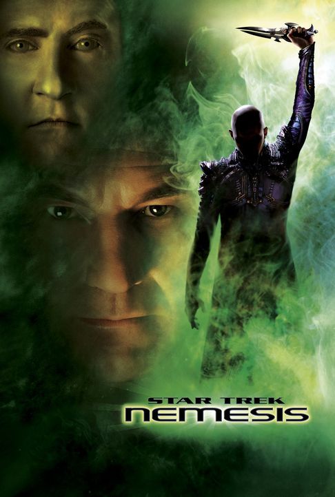 Shinzon (Tom Hardy, r.) will die Welt zerstören, doch er hat nicht mit Picard (Patrick Stewart, M.) und Data (Brent Spiner, l.) gerechnet ... - Bildquelle: Paramount Pictures
