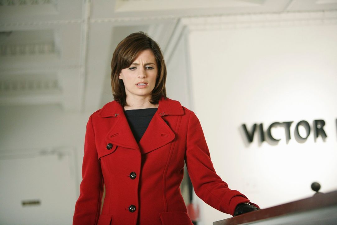 Vom Anblick, der sich ihr am Tatort bietet, ist Kate (Stana Katic) entsetzt ... - Bildquelle: ABC Studios