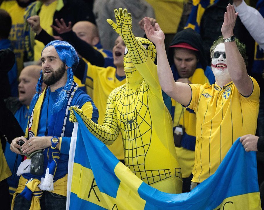 Fußball-Fan-Schweden-060615-2-AFP - Bildquelle: AFP