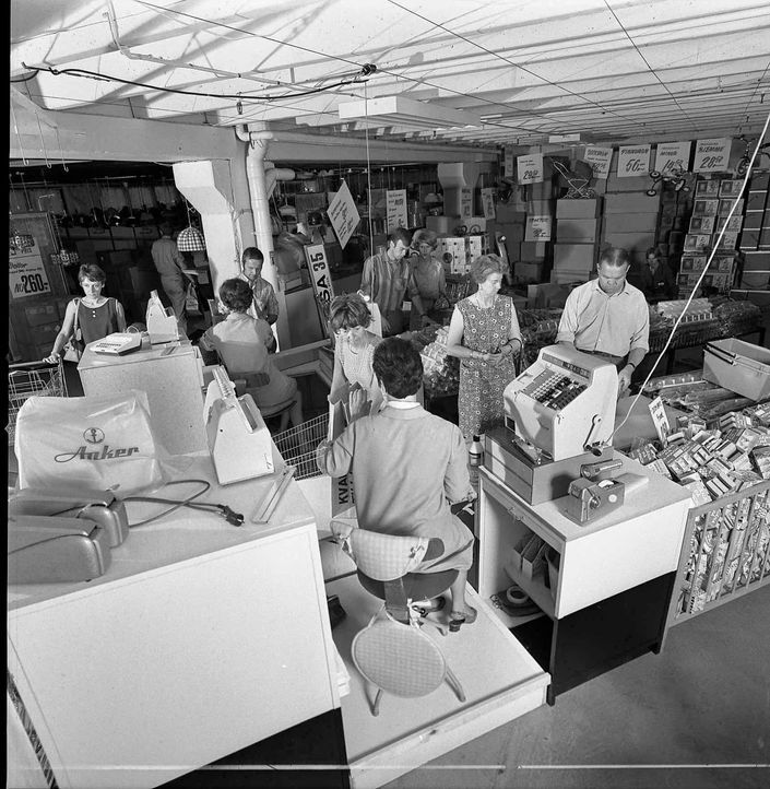 IKEA Kassenzone 1973 