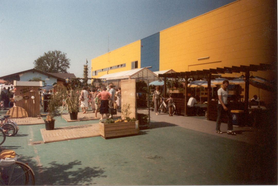 IKEA Eching 1974 Aussenbereich 1