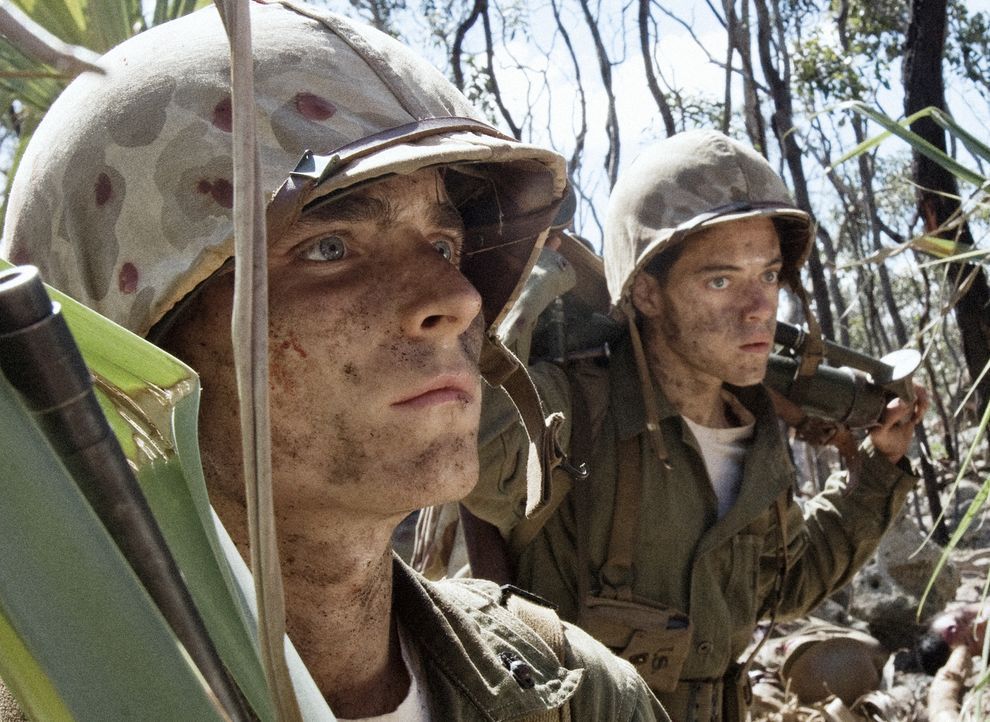 Am 15. September 1944 begann die 1. US-Marinedivision planmäßig mit der Landung. Niemand ahnt, dass den jungen Soldaten wie Corp. R.V. Burgin (Marti... - Bildquelle: Home Box Office Inc. All Rights Reserved.