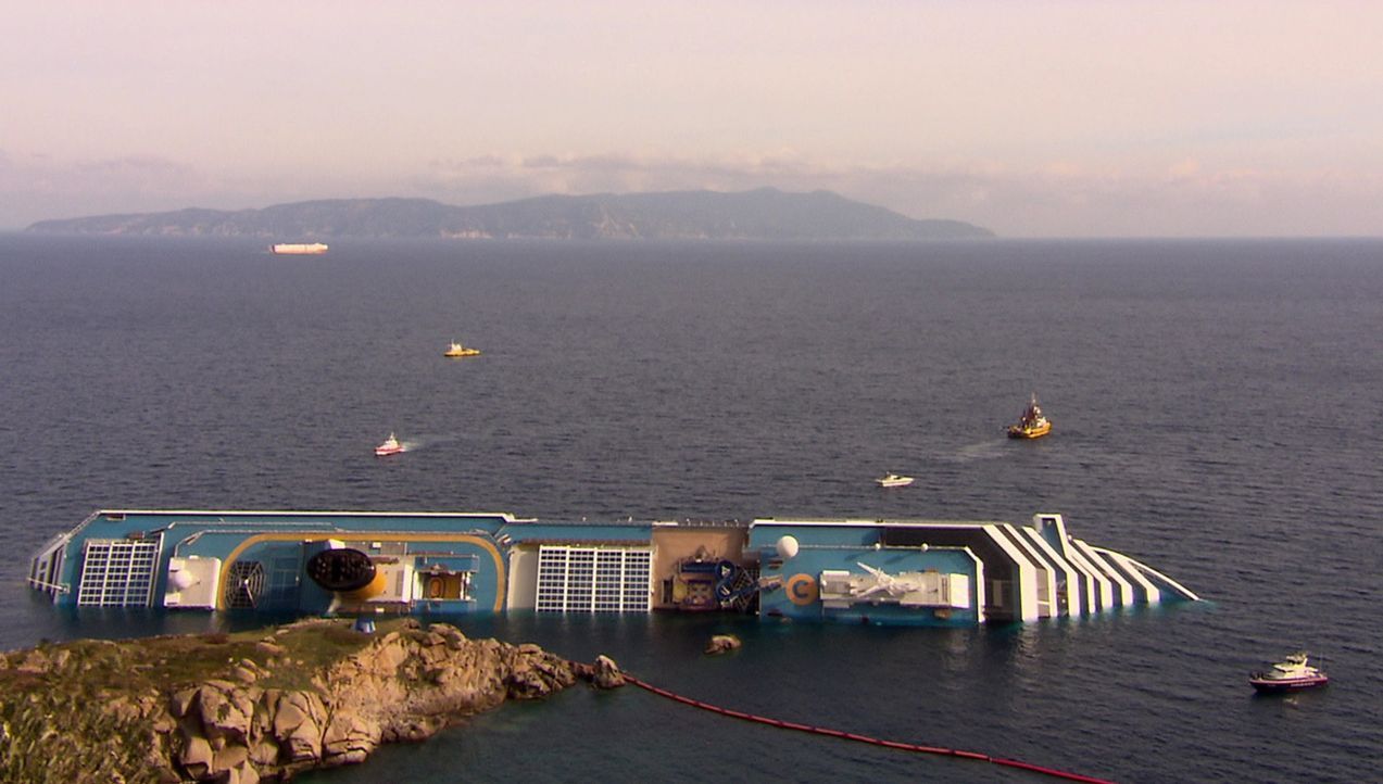 Die größten Tragödien: das Ende der Costa Concordia ... - Bildquelle: kabel eins