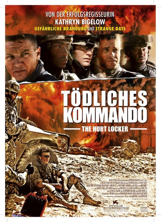 TÖDLICHES KOMMANDO - THE HURT LOCKER - Plakatmotiv - Bildquelle: 2009 Concorde Filmverleih GmbH