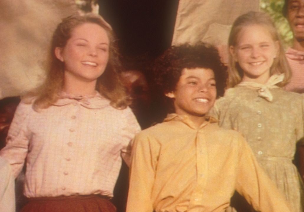 Mary (Melissa Sue Anderson, l.) und ihre Schülerin Sue (Michelle Downey, r.) freuen sich, in Zukunft mit Samson (Marcus Wyatt, M.) und seinen blind... - Bildquelle: Worldvision