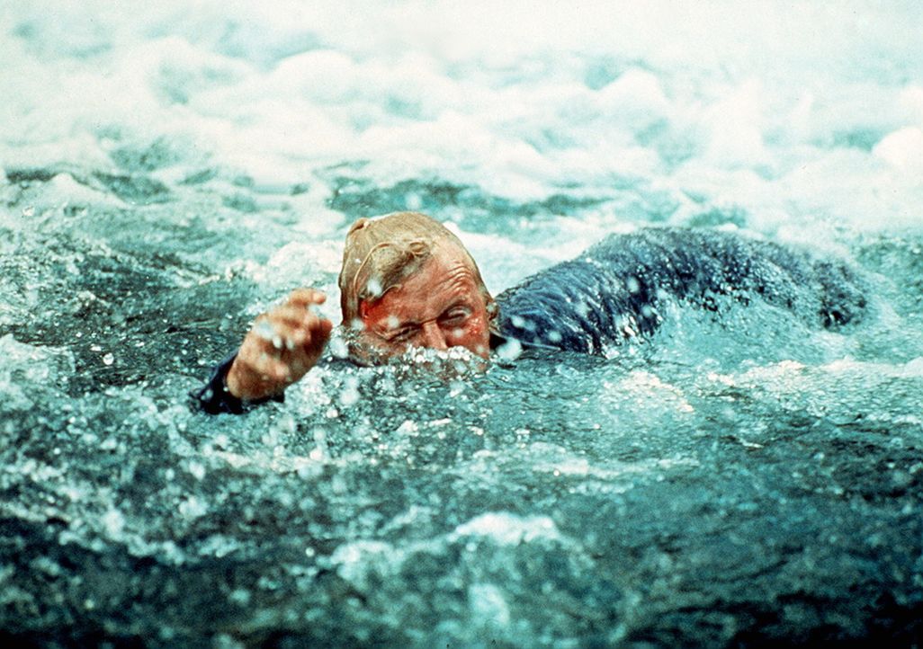 Auf der Flucht: Frank Warren (Rutger Hauer) schlägt sich durch die Fluten ... - Bildquelle: Home Box Office (HBO)