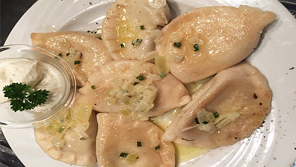 Pierogi mit Kraut und Pilzen