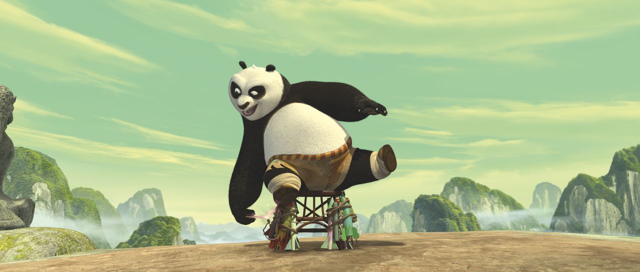 Muss ein Krieger werden: der riesige und ewig hungrige Panda Po ... - Bildquelle: Paramount Pictures