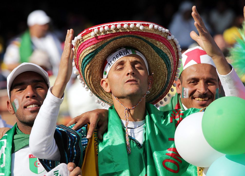 Die auffallendsten Algerien Fans - Bildquelle: EPA-dpa