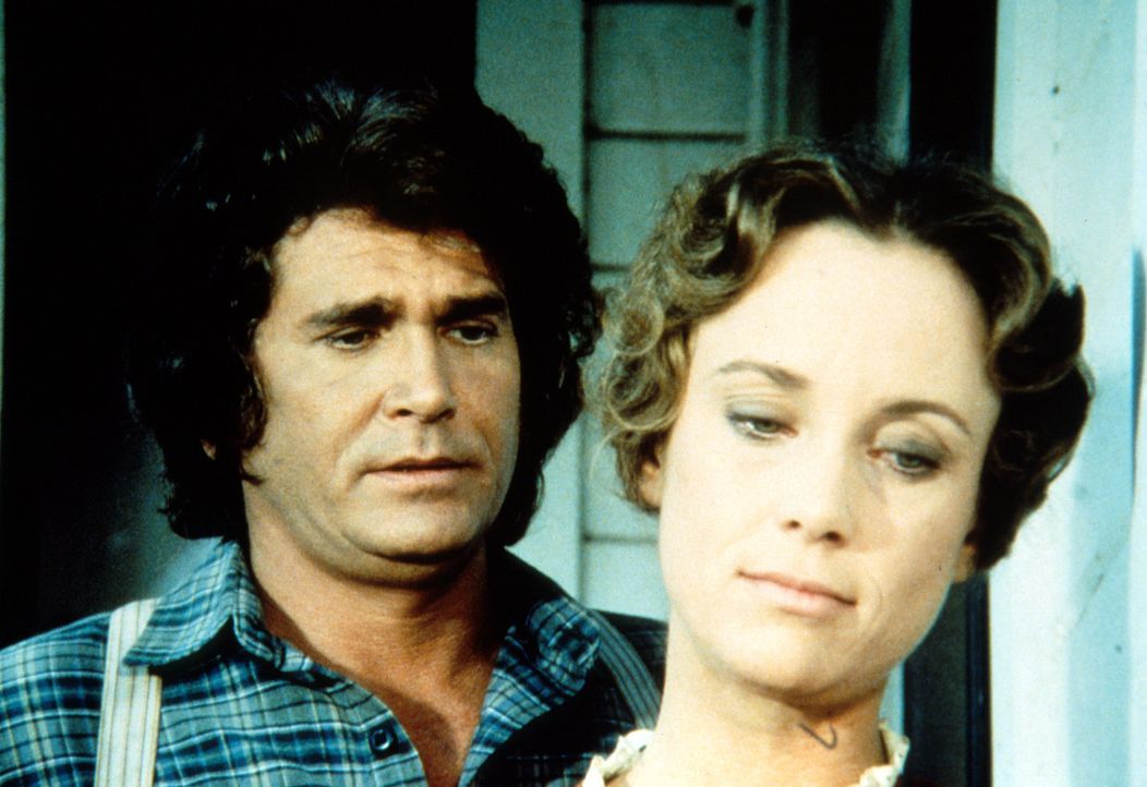 Leslie (Jenny Sullivan, r.) erklärt Charles (Michael Landon, l.), dass sie für ihren Mann nicht mehr existiere ... - Bildquelle: Worldvision