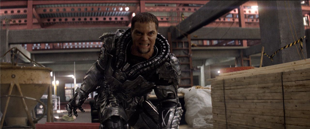 Der kriminelle General Zod (Michael Shannon) will auf der Erde ein neues Krypton erschaffen. Dazu muss die Menschheit vernichtet werden ... - Bildquelle: © 2013 Warner Brothers