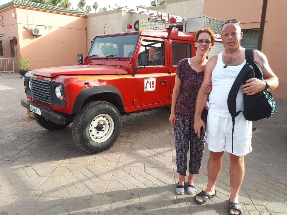 Das rheinländische Ehepaar Bianka (l.) und Ralf (r.) darf ins marokkanische Marrakesch reisen. - Bildquelle: kabel eins