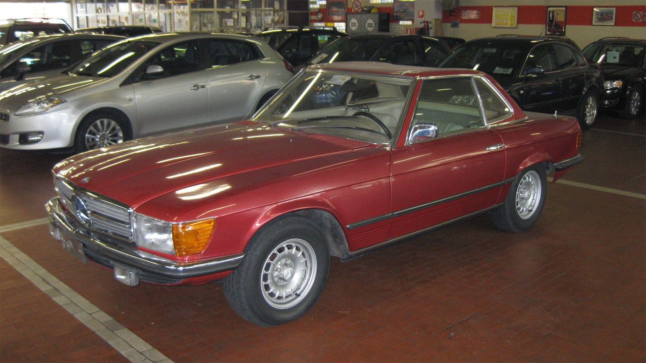 1973-er Mercedes 350 SL, 3,5 Liter V8 mit 200 PS - Bildquelle: kabel eins