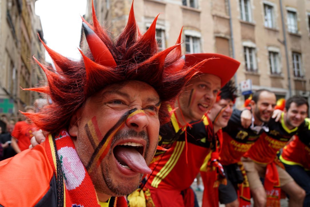 Belg_Fan_Tongue_VINCENZO PINTO_AFP - Bildquelle: AFP / VINCENZO PINTO